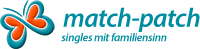 Match-Patch Logo mit Text