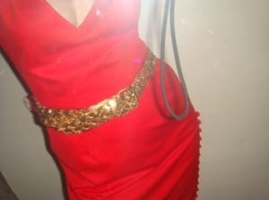 rotes kleid 